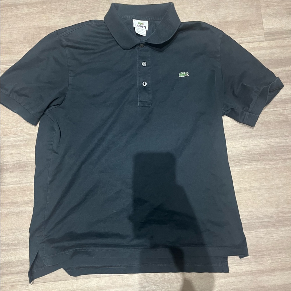 Mens small black Lacoste polo